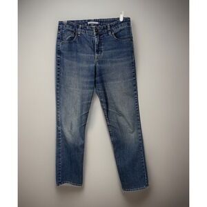 Bandolino Blu Mandie Straight Leg Jeans Womens 10 Blue Medium Wash Denim Pants